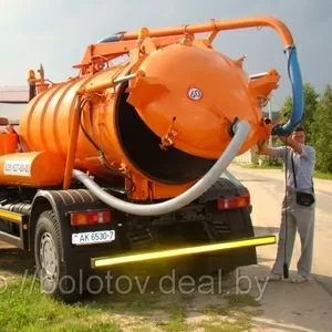 Откачка колодцев любого объема;  Доставка и подача воды на строительные