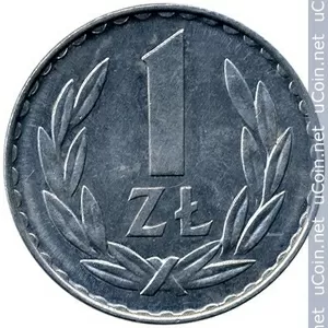 Продам монету,  1 злотый 1977 года