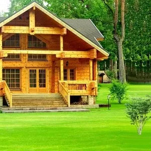 Срубы домов, бань, беседок. Пиломатеариалы. Профилированный брус.