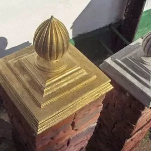 Блок столба забора 30х30см