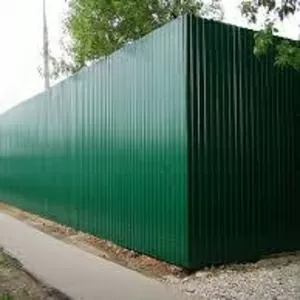 Заборы из металлопрофиля по выгодным ценам!