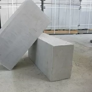 Блоки газосиликатные 1-й категории,  на клей.