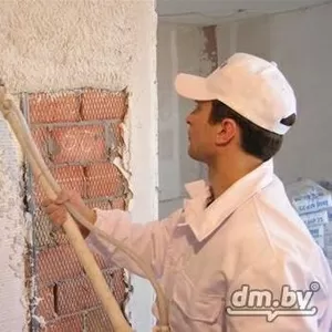 Штукатурка стен и фасадов штукатурной станцией