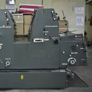 Двухкрасочная офсетная печатная машина Heidelberg GTO 52-2