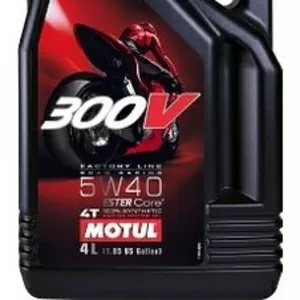 Масло для мотоцикла Motul 300V 4T FL ROAD RACING 5W-40 4L