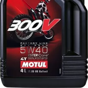 Масло для мотоцикла Motul 300V 4T OFF ROAD 5W-40 4L