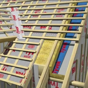 монтаж стропильной системы,  покрытие,  утепление