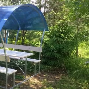 Беседка грунтованная