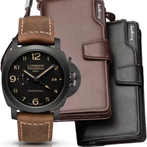 Портмоне Baellerry Business + подарок часы Luminor Panerai