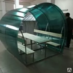 Беседки оцинкованные и грунтованные новые