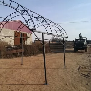 Навес для автомобиля,  БЕЗ ПОКРЫТИЯ!!!