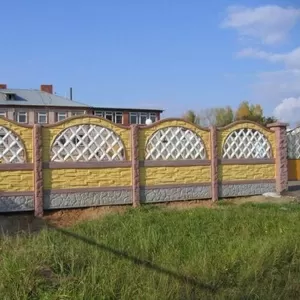 Предлагаем забор железобетонный,  Тротуарную плитку,  Бордюры и др