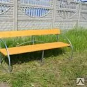 Лавочка со спинкой. 