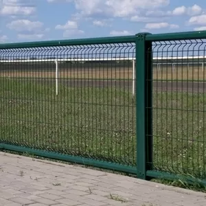 Еврозабор из 3д сетки оцинкованной стали