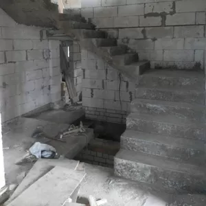 Бетонные монолитные лестницы