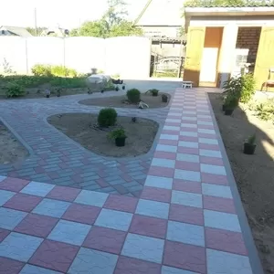 Укладка тротуарной плитки любой сложности