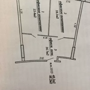 Аренда офиса 48 м2,  Мележа 1
