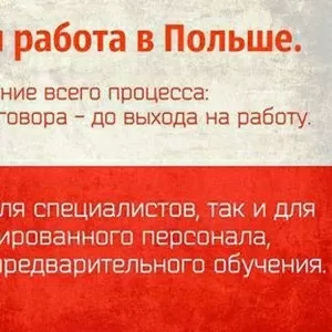 Помощь в официальном трудоустройстве в Республику Польша.