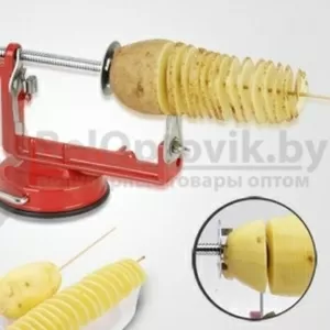 Машинка для резки картофеля спиралью Spiral Potato Slicer