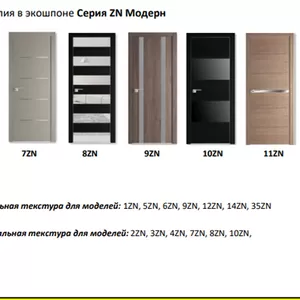 Двери серии ZN модерн 