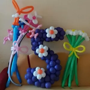 Плетение композиций из ШАРОВ 