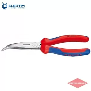 Плоские круглогубцы с режущими кромками KNIPEX KN-2622200