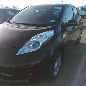 Черный Nissan Leaf SV 2014