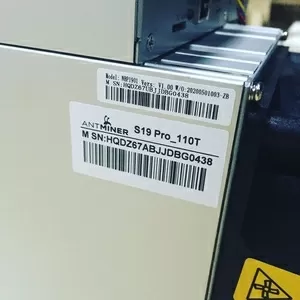 Bitmain Antminer S19 PRO 110th. Минск