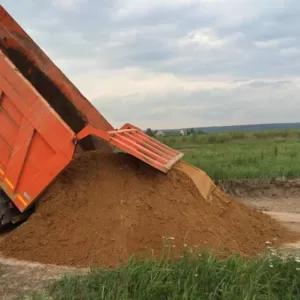 Песок с доставкой от 1 до 20 тонн