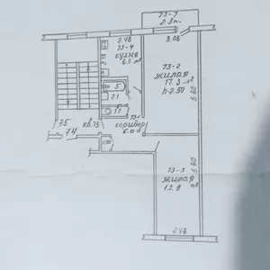 квартира 2-комн. Светлогорск,  3 м-он,  дом 5