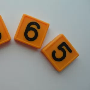 Номерной блок для ремней (от 0 до 9 желтый) КРС