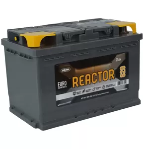 Продаётся аккумулятор Reactor 75A/h,  пусковой ток - 1080A. Гарантия 36