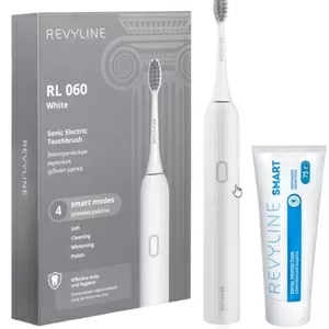 Электрическая зубная щетка Revyline RL060,  белая,  + паста