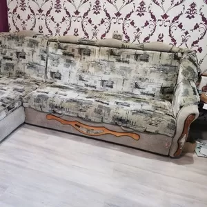 Диван,  угловой - кровать