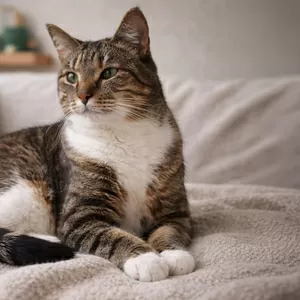 Замечательная кошечка Лучик в дар